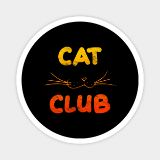 Cat Club - Orange Magnet